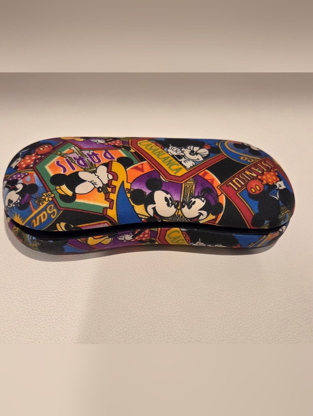 Vintage Nicole Miller For The Walt  Disney Gallery Hard Shell Eyeglass Case
